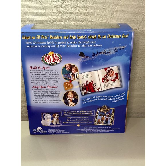 Elf Pets: A Reindeer Tradition Storybook & Plush Elf On The Shelf Pets Book Gift - Picture 2 of 3